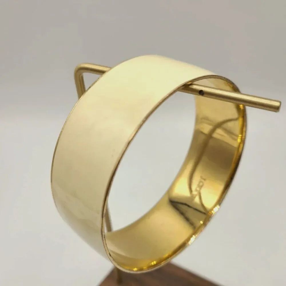 J Crew Off White Enamel Bangle Bracelet